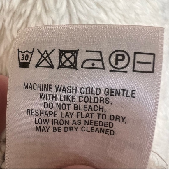 Anthropologie Saturday Sunday Mixed Fabric Sherpa Lined Cardigan size Medium - Picture 9 of 15